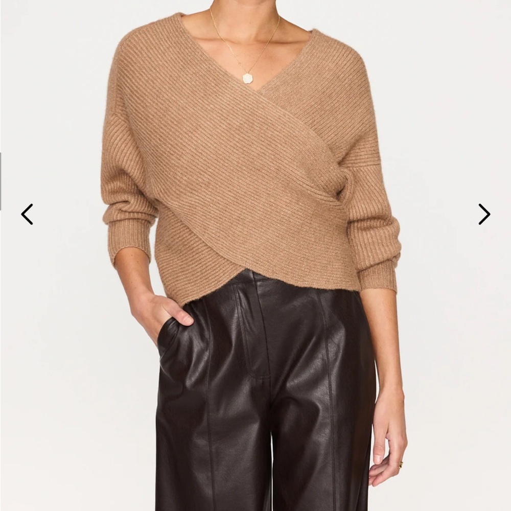 Brochu Walker - The Hughes Wrap front Sweater